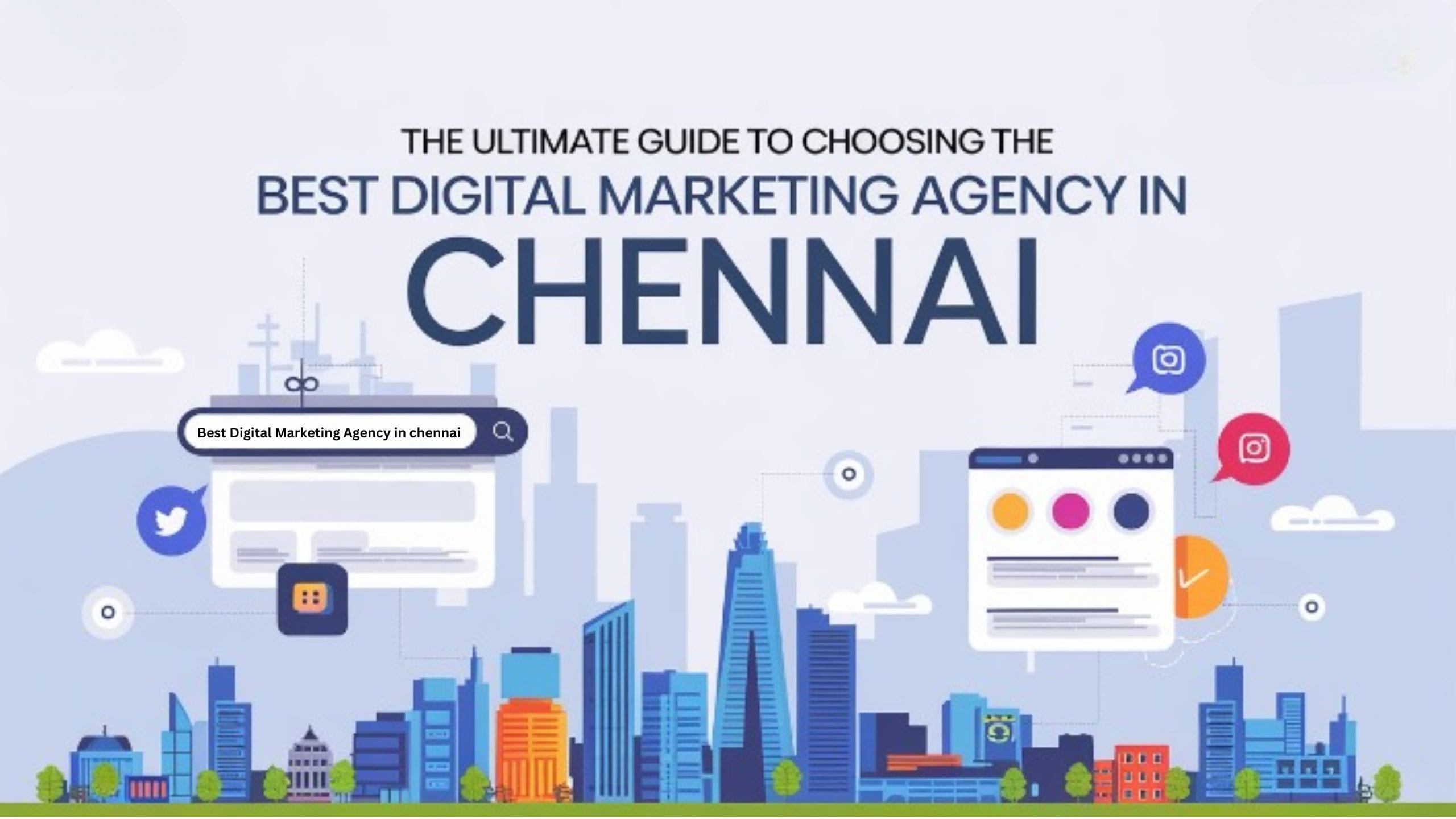 Best digital marketing agency in Chennai offering SEO, PPC, social media, and content marketing services