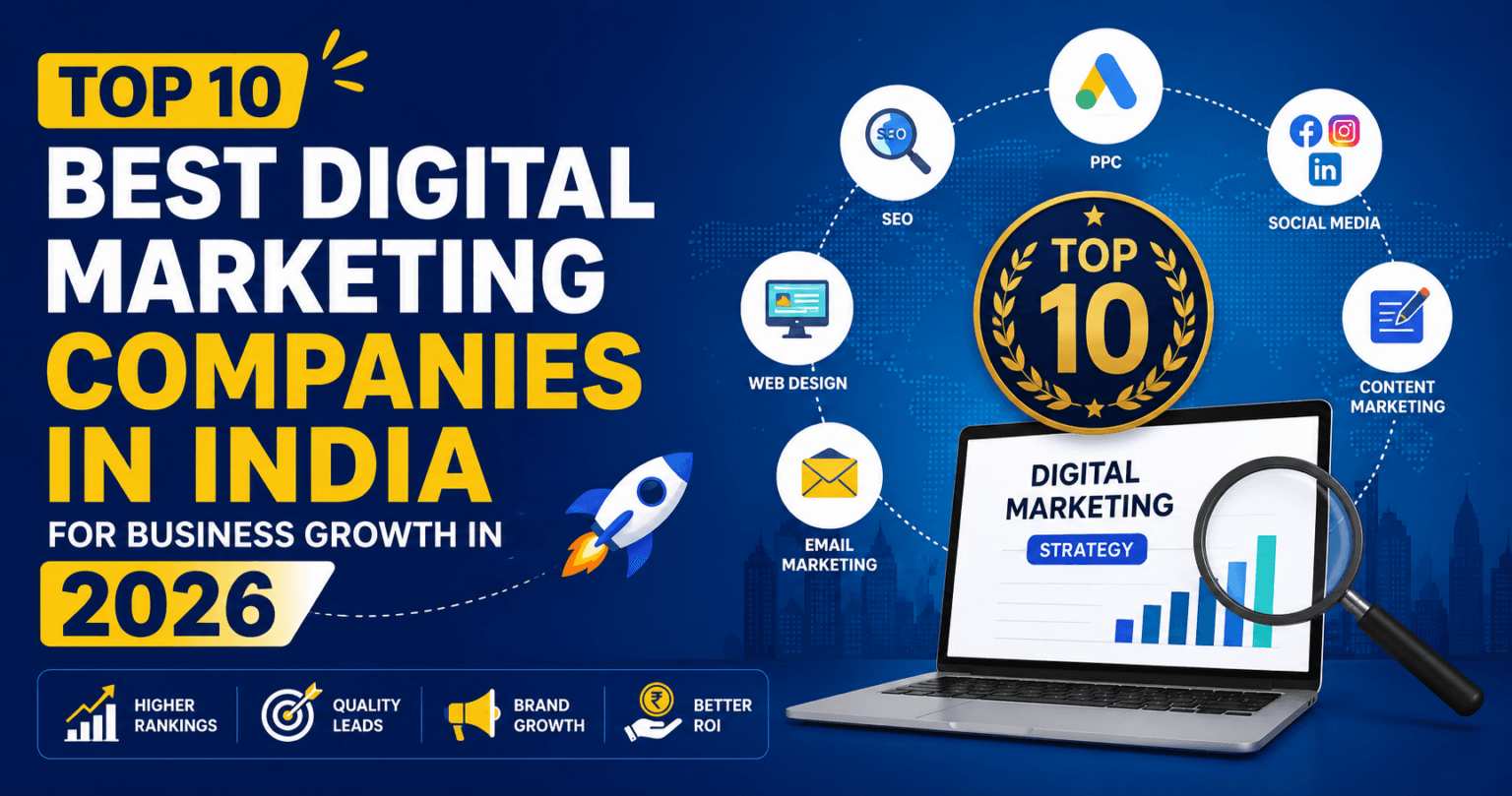 Top 10 Best Digital Marketing Companies in India for Business Growth 2026